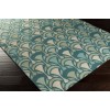 Surya Voyages VOY61 Emerald Moss Area Rug 3 ft. 6 in. X 5 ft. 6 in. Rectangle