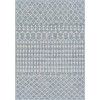 Livabliss Veranda VRD2307 Dark Blue Taupe Area Rug 6 ft. 7 in. X 9 ft. Rectangle