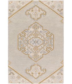 Surya Vivianne VVE2300 Medium Gray Mustard Area Rug 2 ft. X 3 ft. Rectangle