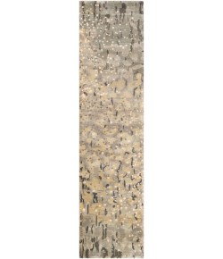 Surya Watercolor WAT5011 Black Charcoal Area Rug 2 ft. X 8 ft. Runner