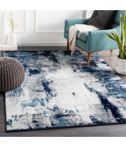 Surya Wanderlust WNL2309 Aqua Navy Area Rug 8 ft. 10 in. X 12 ft. 4 in. Rectangle