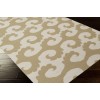 Surya Yacht Club YTC2014 Khaki Cream Area Rug 2 ft. X 3 ft. Rectangle