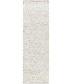 Surya Zara ZAR2306 Light Gray Gray Area Rug 2 ft. 6 in. X 8 ft. Runner