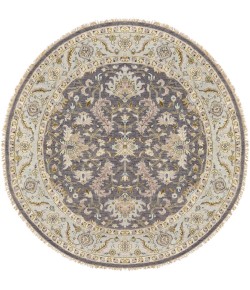 Surya Zeus ZEU7825 Charcoal Sky Blue Area Rug 8 ft. Round