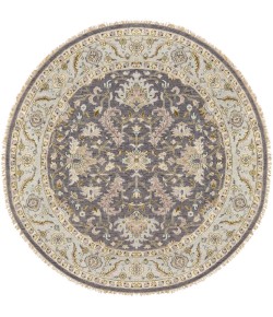 Surya Zeus ZEU7825 Charcoal Sky Blue Area Rug 8 ft. Round