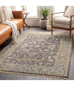 Surya Zeus ZEU7825 Charcoal Sky Blue Area Rug 5 ft. 6 in. X 8 ft. 6 in. Rectangle