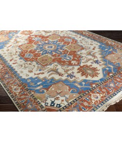 Surya Zeus ZEU8002 Burnt Orange Sky Blue Area Rug 2 ft. X 3 ft. Rectangle