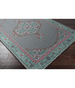 Surya Zahra ZHA4006 Charcoal Teal Area Rug 2 ft. X 3 ft. Rectangle