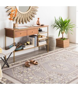 Surya Zahra ZHA4009 Charcoal Medium Gray Area Rug 8 ft. X 11 ft. Rectangle