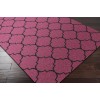 Surya Zahra ZHA4016 Bright Purple Black Area Rug 5 ft. 6 in. X 8 ft. 6 in. Rectangle