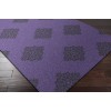 Surya Zahra ZHA4023 Violet Black Area Rug 3 ft. 6 in. X 5 ft. 6 in. Rectangle