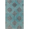 Surya Zahra ZHA4026 Emerald Black Area Rug 5 ft. 6 in. X 8 ft. 6 in. Rectangle