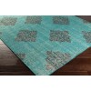 Surya Zahra ZHA4026 Emerald Black Area Rug 3 ft. 6 in. X 5 ft. 6 in. Rectangle