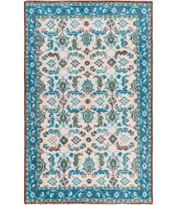 Surya Zahra ZHA4040 Ivory Blue Area Rug 3 ft. 6 in. X 5 ft. 6 in. Rectangle