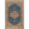 Surya Zahra ZHA4052 Teal Bright Red Area Rug 5 ft. 6 in. X 8 ft. 6 in. Rectangle