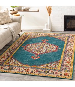 Surya Zahra ZHA4052 Teal Bright Red Area Rug 8 ft. X 11 ft. Rectangle