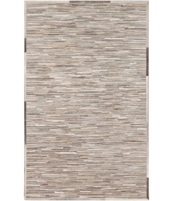 Surya Zander ZND1005 Medium Gray Dark Brown Area Rug 2 ft. X 3 ft. Rectangle