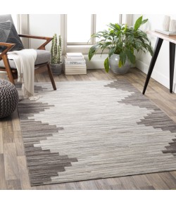 Surya Zander ZND1007 Silver Gray Beige Area Rug 8 ft. X 10 ft. Rectangle