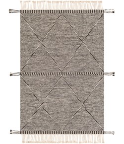 Livabliss Zanafi ZNF2301 Black Cream Area Rug 2 ft. 6 in. X 8 ft. Runner