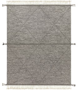 Livabliss Zanafi ZNF2301 Black Cream Area Rug 8 ft. X 10 ft. Rectangle