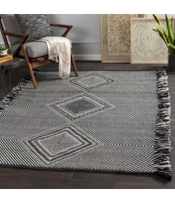Surya Zanafi ZNF2302 Black White Area Rug 8 ft. X 10 ft. Rectangle