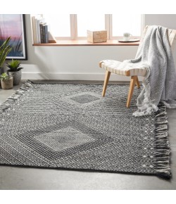 Surya Zanafi ZNF2303 Black Ivory Area Rug 8 ft. 10 in. X 12 ft. Rectangle