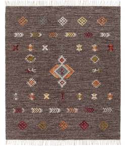 Surya Zanafi ZNF2304 Dark Brown Khaki Area Rug 2 ft. X 3 ft. Rectangle