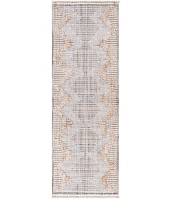 Livabliss Zaragoza ZRZ2300 Medium Gray Light Beige Area Rug 2 ft. 7 in. X 7 ft. 3 in. Runner