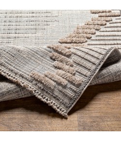 Livabliss Zaragoza ZRZ2300 Medium Gray Light Beige Area Rug 6 ft. 7 in. X 9 ft. Rectangle