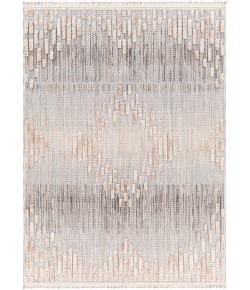 Livabliss Zaragoza ZRZ2303 Medium Gray Light Gray Area Rug 6 ft. 7 in. X 9 ft. Rectangle