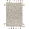 Surya Zanafi Tassels ZTS2306 Medium Gray Cream Area Rug 2 ft. X 3 ft. Rectangle