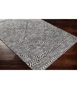 Surya Zanafi Tassels ZTS2307 Black Cream Area Rug 8 ft. 10 in. X 12 ft. Rectangle