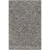 Surya Zanafi Tassels ZTS2307 Black Cream Area Rug 8 ft. 10 in. X 12 ft. Rectangle