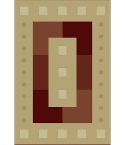 United Weavers Manhattan 36834 Time Square Burgundy Area Rug 1 Ft. 11 X 7 Ft. 4 Rectangle