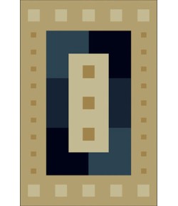 United Weavers Manhattan 36864 Time Square Navy Area Rug 3 Ft. 11 X 5 Ft. 3 Rectangle