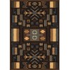 United Weavers Manhattan 38550 Pelham Brown Area Rug 5 Ft. 3 X 7 Ft. 6 Rectangle