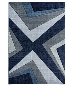 United Weavers Bristol Navy 2050-10064 2 ft. 7 in. X 7 ft. 4 in. Rectangle Rug