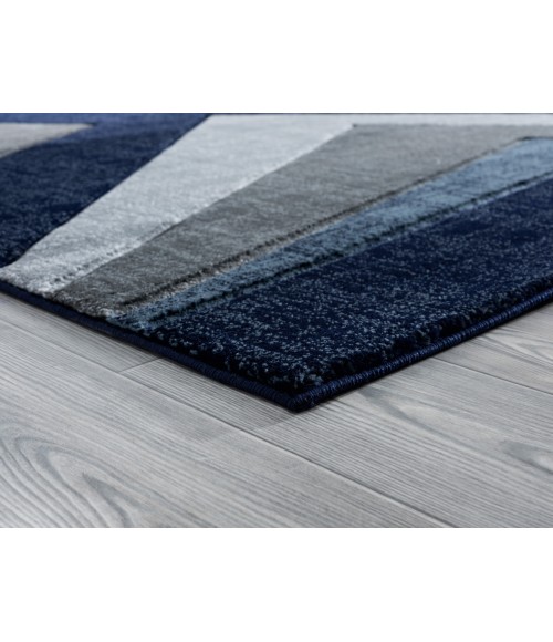 United Weavers Bristol Navy 2050-10064 2 ft. 7 in. X 7 ft. 4 in. Rectangle Rug