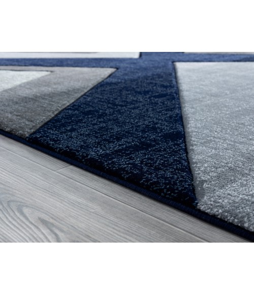 United Weavers Bristol Navy 2050-10064 2 ft. 7 in. X 7 ft. 4 in. Rectangle Rug