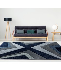 United Weavers Bristol Navy 2050-10064 2 ft. 7 in. X 7 ft. 4 in. Rectangle Rug
