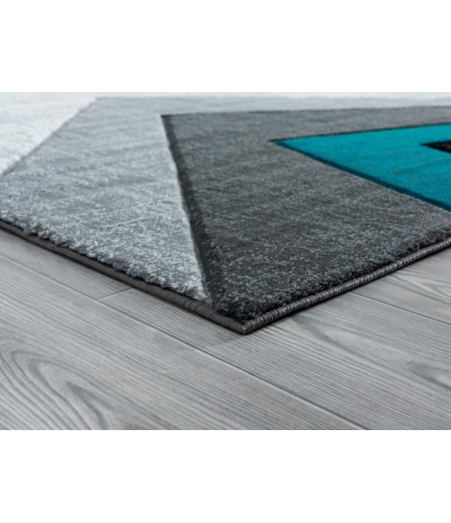 United Weavers Bristol Turquoise 2050-10069 7 ft. 10 in. X 10 ft. 6 in. Rectangle Rug