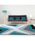 United Weavers Bristol Turquoise 2050-10069 7 ft. 10 in. X 10 ft. 6 in. Rectangle Rug