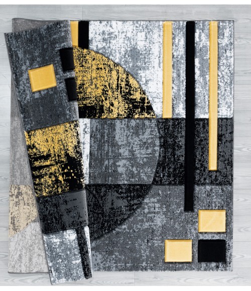 United Weavers Bristol Yellow 2050-10112 7 ft. 10 in. X 10 ft. 6 in. Rectangle Rug