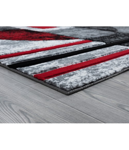 United Weavers Bristol Red 2050-10130 5 ft. 3 in. X 7 ft. 6 in. Rectangle Rug