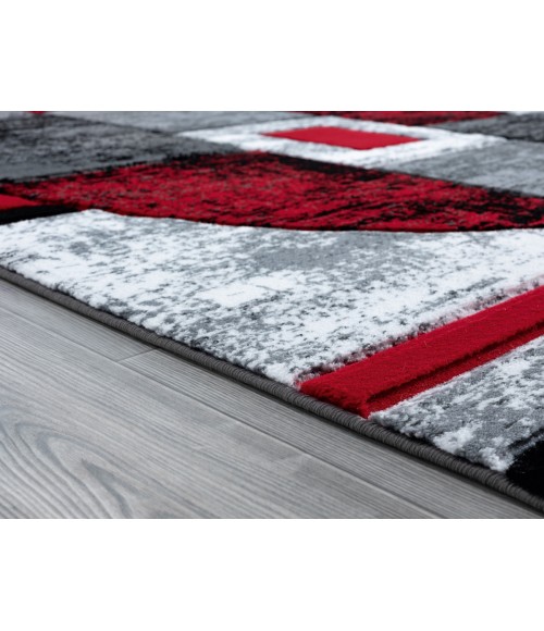 United Weavers Bristol Red 2050-10130 5 ft. 3 in. X 7 ft. 6 in. Rectangle Rug