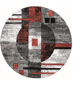 United Weavers Bristol Red 2050-10130 7 ft. 10 in. Round Round Rug
