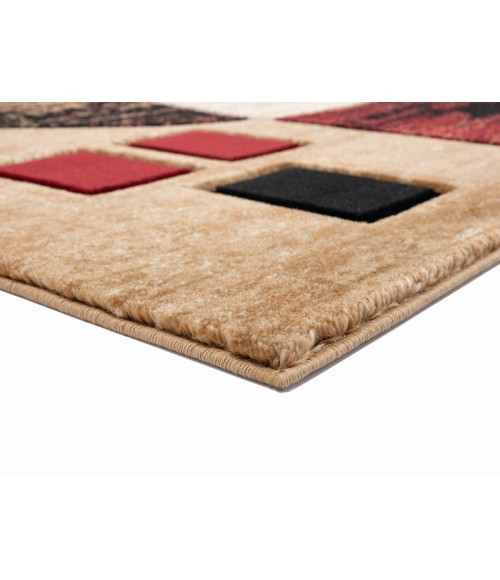 United Weavers Bristol Burgundy 2050-10134 5 ft. 3 in. X 7 ft. 6 in. Rectangle Rug