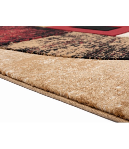 United Weavers Bristol Burgundy 2050-10134 5 ft. 3 in. X 7 ft. 6 in. Rectangle Rug