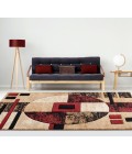 United Weavers Bristol Burgundy 2050-10134 5 ft. 3 in. X 7 ft. 6 in. Rectangle Rug