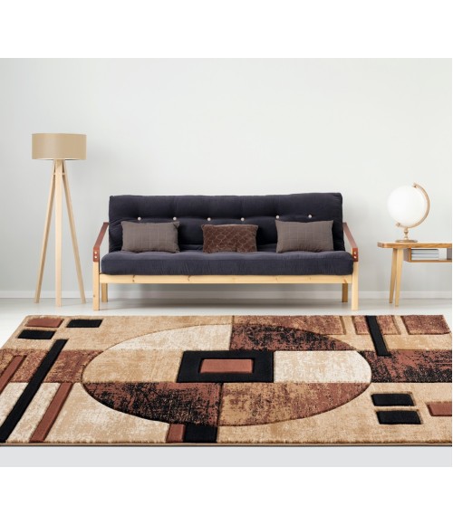 United Weavers Bristol Brown 2050-10150 2 ft. 7 in. X 7 ft. 4 in. Rectangle Rug